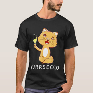 Camiseta Amante De Gatos Y Vino Prosa Felino Divertido