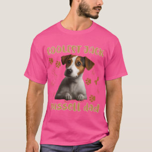 Camiseta Amante de Jack Russel Cita Jack Russell Papá vinta