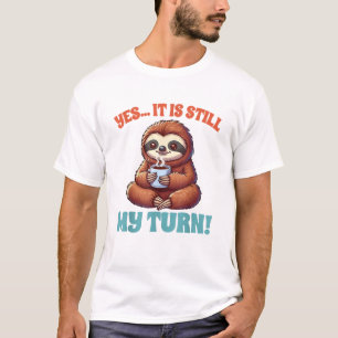 Camiseta Amante de Juegos de Mesa Perezoso Noche de Juegos