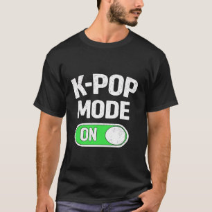 Camiseta Amante de K-Pop Música Pop Coreana Fan Manga Larga