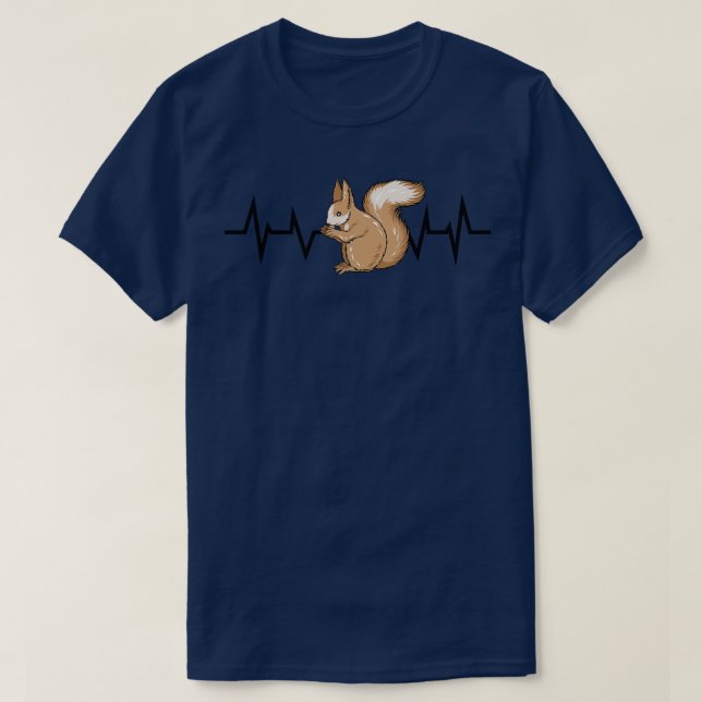Camiseta Amante de la ardilla (Diseño del anverso)