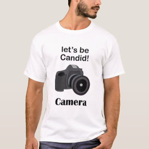 Camiseta Amante de la cámara Fotógrafo Cándido