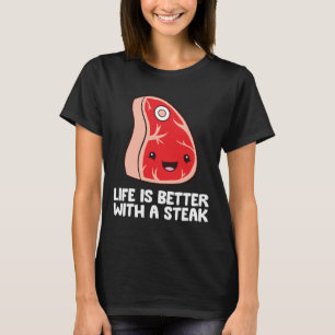 Camiseta Amante De La Carne A La Parrilla Bbq La Vida Es Me