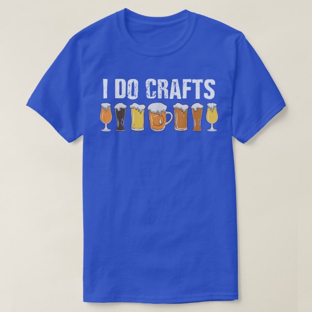 Camiseta Amante de la Cerveza Artesanal Hago Manualidades B (Diseño del anverso)