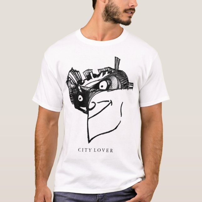 Camiseta Amante de la ciudad (Anverso)