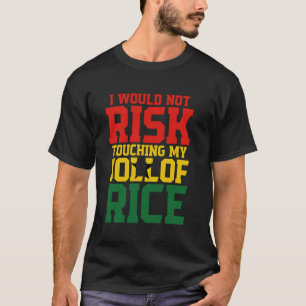 Camiseta Amante de la Cocina No Arriesga Comida de Ghana Jo