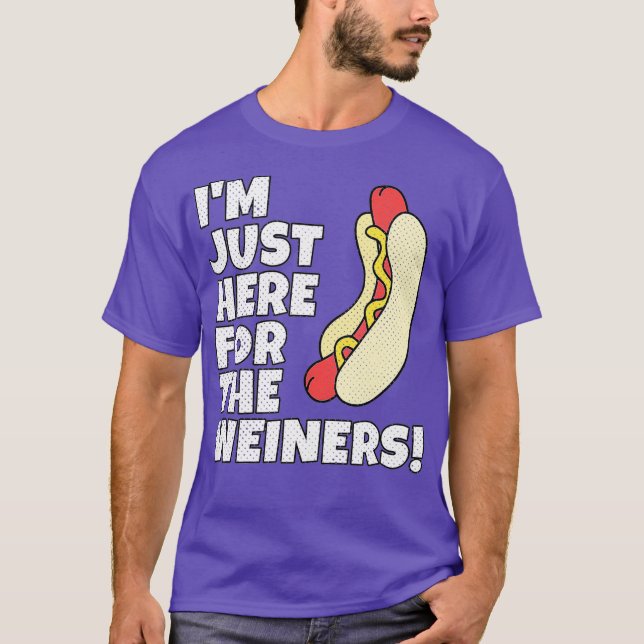 Camiseta Amante de la comida de perro caliente (Anverso)