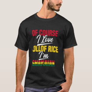 Camiseta Amante de la comida ghanesa Apasionado de la comid