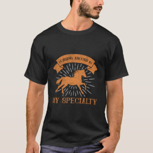 Camiseta Amante de la dueña de un caballo divertido y juerg