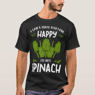 Camiseta Amante de la Espinaca Jardinero Vegano Granjero Ve