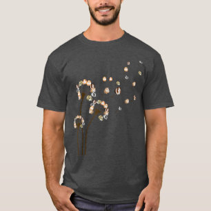 Camiseta Amante de la flor de cerdo de Guinea Dandelion