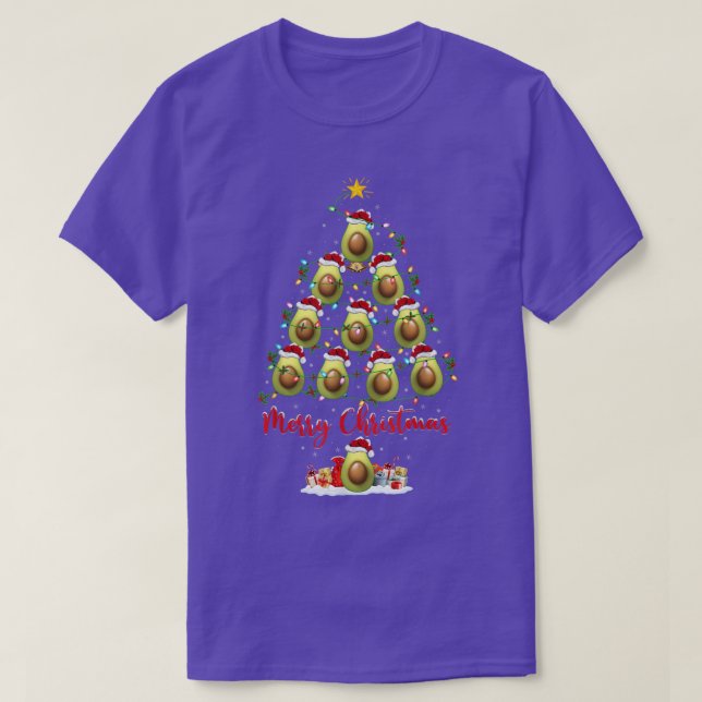 Camiseta Amante de la fruta aguacate a juego con Santa Agua (Diseño del anverso)