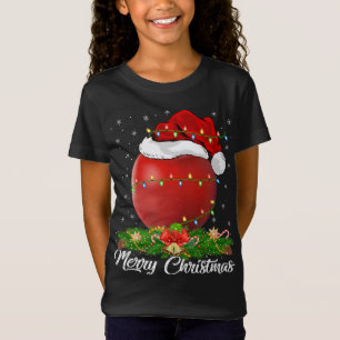 Camiseta Amante de la fruta de Apple a juego con Santa Hat