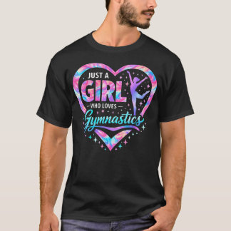 Camiseta Amante de la Gimnasia Solo Una Chica Que Ama