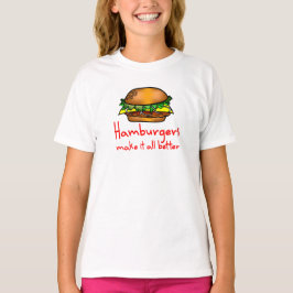 Camiseta Amante de la hamburguesa