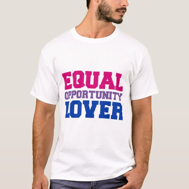 Camiseta Amante de la igualdad de oportunidades (Anverso)