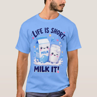 Camiseta Amante de la Leche Adorable