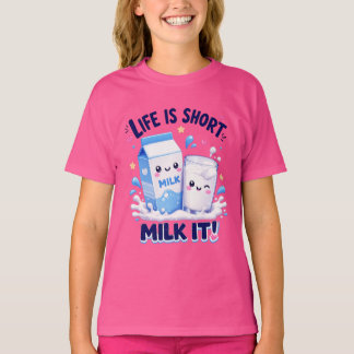 Camiseta Amante de la Leche Adorable