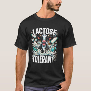 Camiseta Amante de la Leche Láctea Queso Tolerante a la Lac