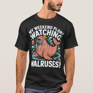 Camiseta Amante de la morsa Criaturas del mar Animales del 