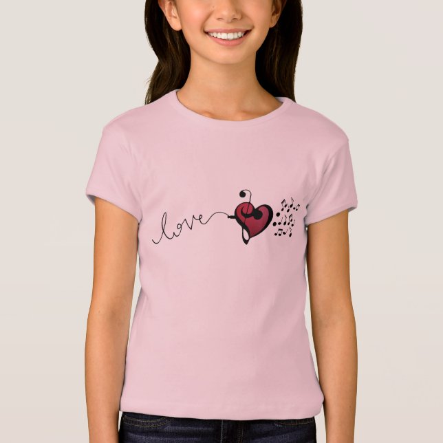 Camiseta Amante de la música (Anverso)