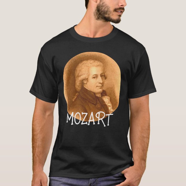 Camiseta Amante de la música clásica moderna mozart (Anverso)