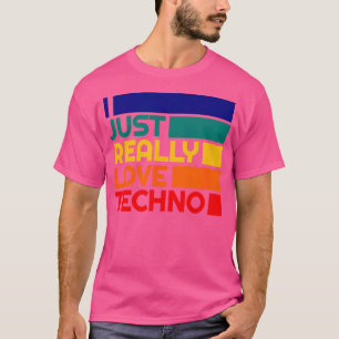 Camiseta Amante de la música de baile Techno Trance Dj Fest