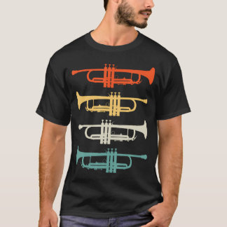 Camiseta Amante de la Música de Jazz de Trompeta de Puesta
