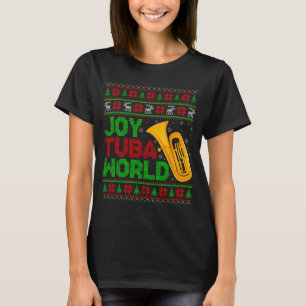 Camiseta Amante de la música del mundo Joy Tuba Navidad Tub