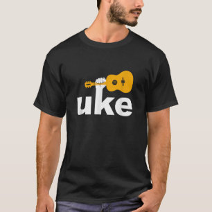 Camiseta Amante de la música gráfica Uke Ukelele