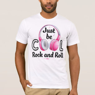 Camiseta Amante de la Música Solo Sé Cool Rock and Roll