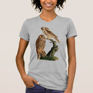 Camiseta Amante de la Naturaleza Búhos Aves Animales Femeni