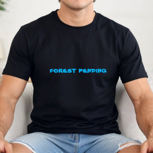 Camiseta Amante de la naturaleza minimalista turquesa