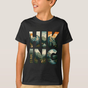 Camiseta Amante de la naturaleza senderismo diseño aventura