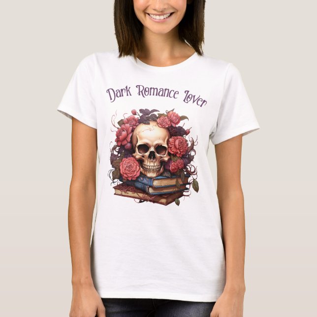Camiseta Amante de la novela oscura (Anverso)