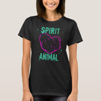Camiseta Amante de la Papa de los animales espirituosos Com
