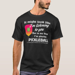 Camiseta Amante de la pelota de futbol en mi cabeza estoy j
