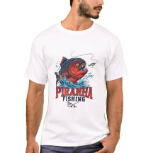 Amante de la Pesca de Pirañas – Diseño de Pescador