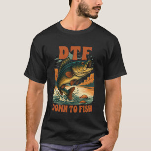 Camiseta Amante de la pesca Me gustaría más estar pescando