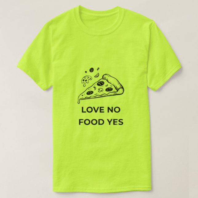 Camiseta Amante de la Pizza Divertido (Diseño del anverso)