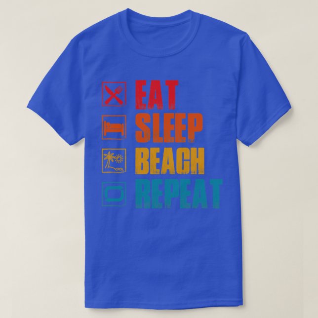 Camiseta amante de la playa (Diseño del anverso)