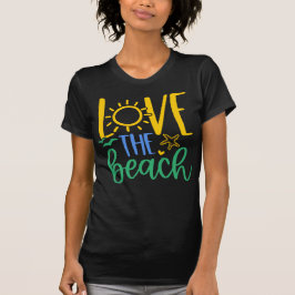 Camiseta Amante de la Playa "Amo la Playa" 
