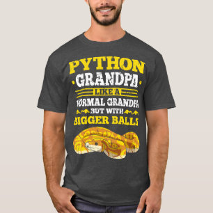 Camiseta Amante de la serpiente Python Grandpa