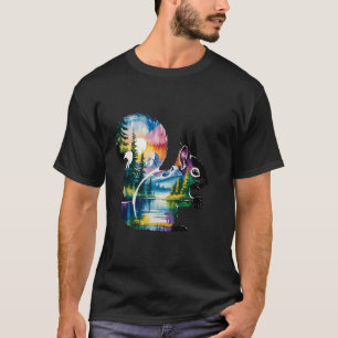 Camiseta Amante de las ardillas Bosque Fauna Motivo Natural