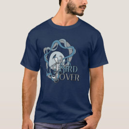 Camiseta Amante de las aves con papamoscas paradiseño indio