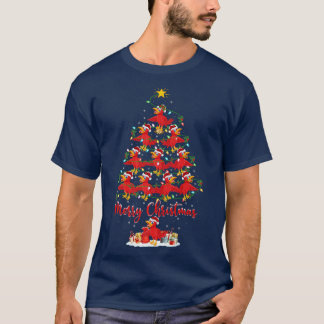 Camiseta Amante de las aves Cuckoos coincidiendo con Santa 