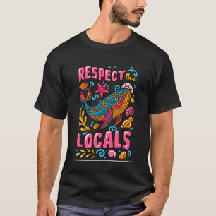 Camiseta Amante de las ballenas Respeta a los animales mari