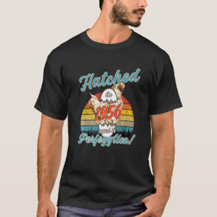 Camiseta Amante de las Gallinas Vintage Retro Nacida En 195