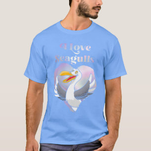 Camiseta Amante de las gaviotas Amo a los amantes de las ga