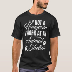 Camiseta Amante de las Mascotas Refugio Trabajo Gato Volunt